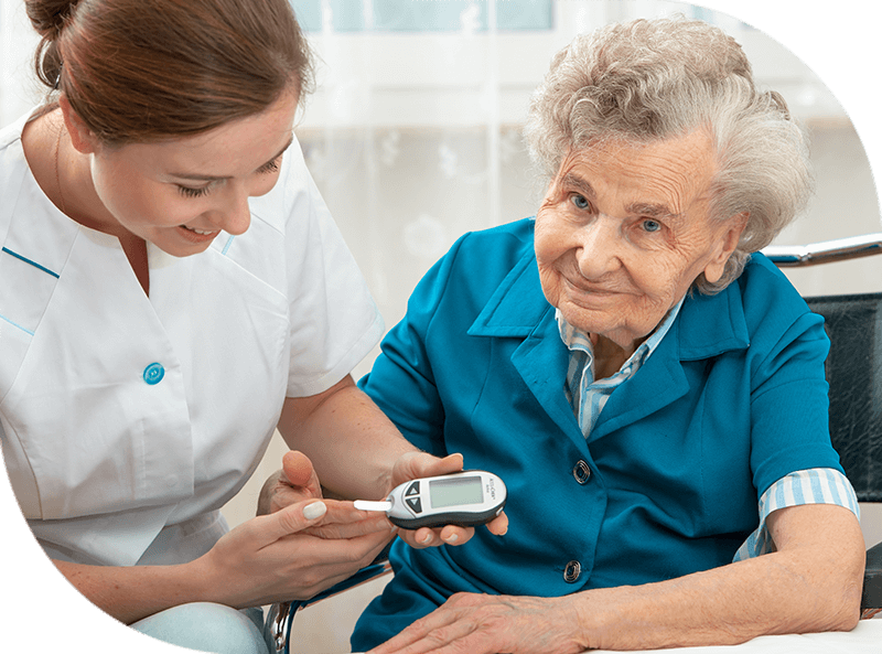 Nursing Services hands-on care whenever needed